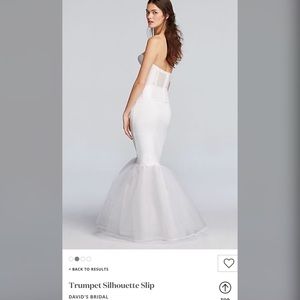 MEDIUM Wedding Dress Trumpet Slip